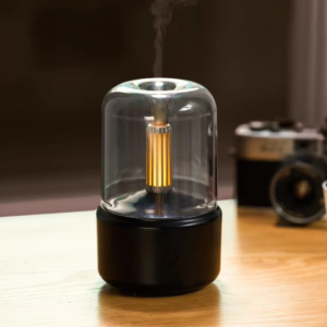 AuraGlow: The Smart Candlelight Mist Diffuser & Home Fragrance Nebulizer