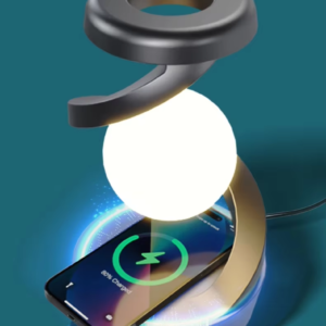 Luxury Levitating Desk Lamp – Wireless Charging Floating Light for Modern Home & Office Decor